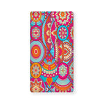 Retro Bohemian Mandala Pattern Print Baby Crib Sheet