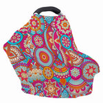 Retro Bohemian Mandala Pattern Print Baby Seat Cover