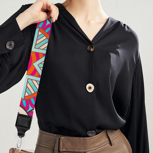 Retro Bohemian Mandala Pattern Print Bag Strap