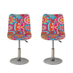 Retro Bohemian Mandala Pattern Print Bar Stool Covers