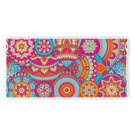 Retro Bohemian Mandala Pattern Print Beach Towel