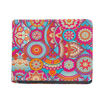 Retro Bohemian Mandala Pattern Print Bifold Wallet