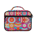 Retro Bohemian Mandala Pattern Print Briefcase Bible Bag