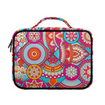 Retro Bohemian Mandala Pattern Print Briefcase Bible Bag
