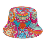 Retro Bohemian Mandala Pattern Print Bucket Hat
