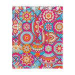 Retro Bohemian Mandala Pattern Print Curtain