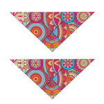 Retro Bohemian Mandala Pattern Print Dog Bandana