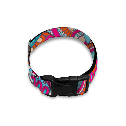Retro Bohemian Mandala Pattern Print Dog Collar