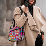 Retro Bohemian Mandala Pattern Print Double Strap Bible Bag
