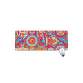Retro Bohemian Mandala Pattern Print Extended Mouse Pad