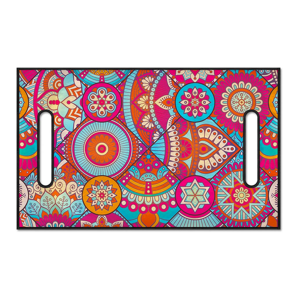 Retro Bohemian Mandala Pattern Print Golf Cart Seat Cover