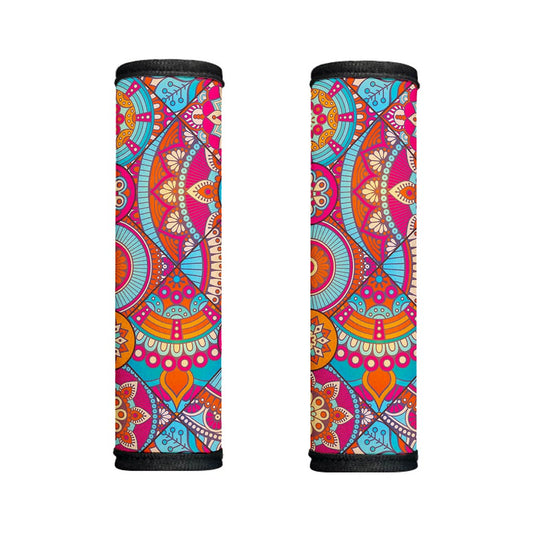 Retro Bohemian Mandala Pattern Print Handle Covers