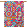 Retro Bohemian Mandala Pattern Print House Flag