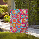 Retro Bohemian Mandala Pattern Print House Flag