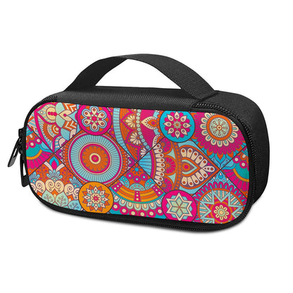Retro Bohemian Mandala Pattern Print Insulin Cooler Travel Case