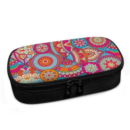 Retro Bohemian Mandala Pattern Print Insulin Cooler Travel Case