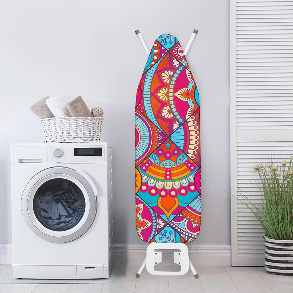 Retro Bohemian Mandala Pattern Print Ironing Board Cover