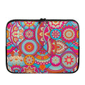 Retro Bohemian Mandala Pattern Print Laptop Sleeve