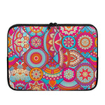 Retro Bohemian Mandala Pattern Print Laptop Sleeve
