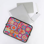 Retro Bohemian Mandala Pattern Print Laptop Sleeve