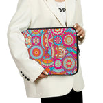 Retro Bohemian Mandala Pattern Print Laptop Sleeve