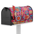 Retro Bohemian Mandala Pattern Print Mailbox Cover