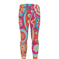 Retro Bohemian Mandala Pattern Print Men's Leggings