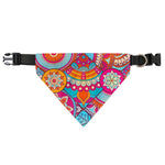 Retro Bohemian Mandala Pattern Print Over The Collar Dog Bandana
