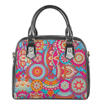 Retro Bohemian Mandala Pattern Print Shoulder Handbag