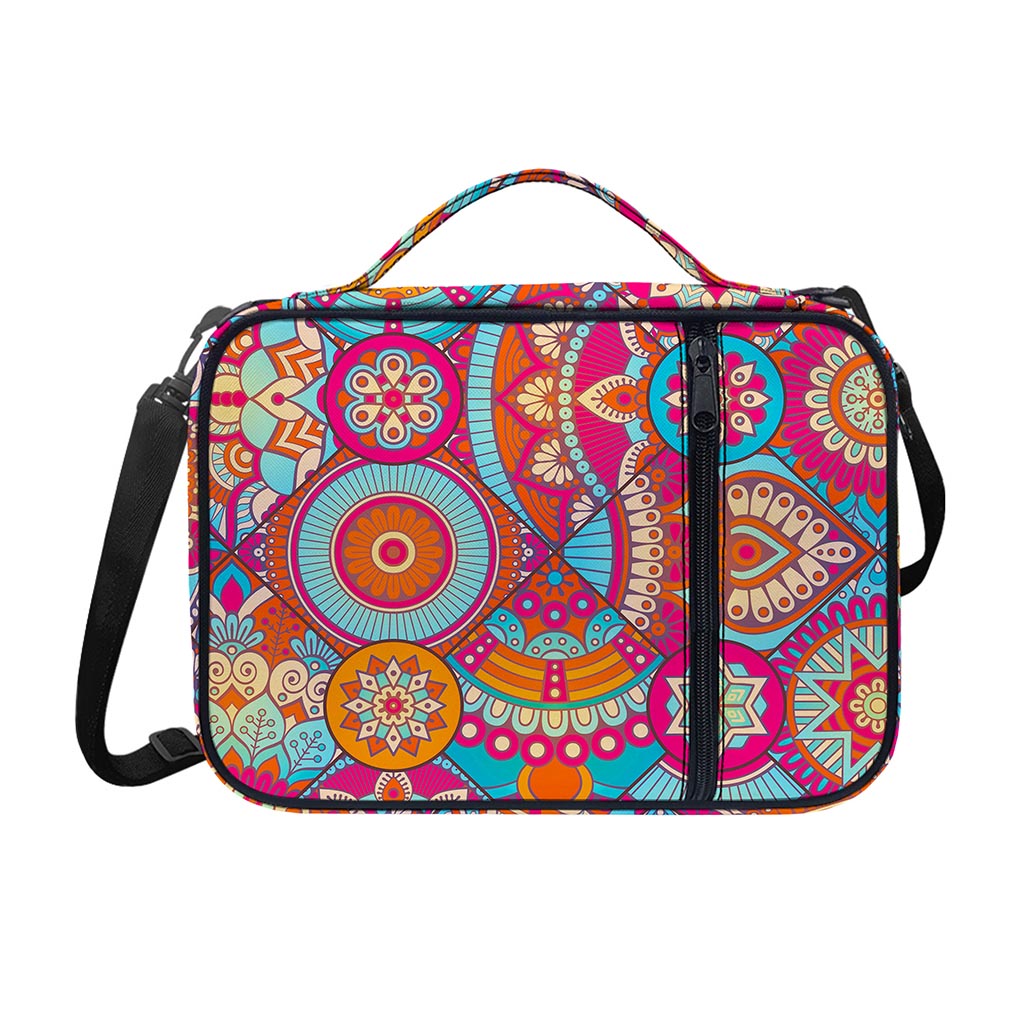 Retro Bohemian Mandala Pattern Print Shoulder Strap Bible Bag
