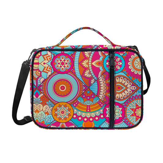 Retro Bohemian Mandala Pattern Print Shoulder Strap Bible Bag