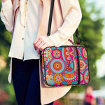 Retro Bohemian Mandala Pattern Print Shoulder Strap Bible Bag