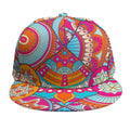Retro Bohemian Mandala Pattern Print Snapback Cap