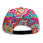 Retro Bohemian Mandala Pattern Print Snapback Cap