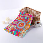 Retro Bohemian Mandala Pattern Print Towel