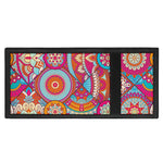 Retro Bohemian Mandala Pattern Print Trifold Wallet