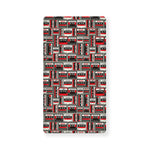 Retro Cassette Tape Pattern Print Baby Crib Sheet