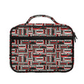 Retro Cassette Tape Pattern Print Briefcase Bible Bag
