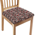 Retro Cassette Tape Pattern Print Chair Cushion Cover