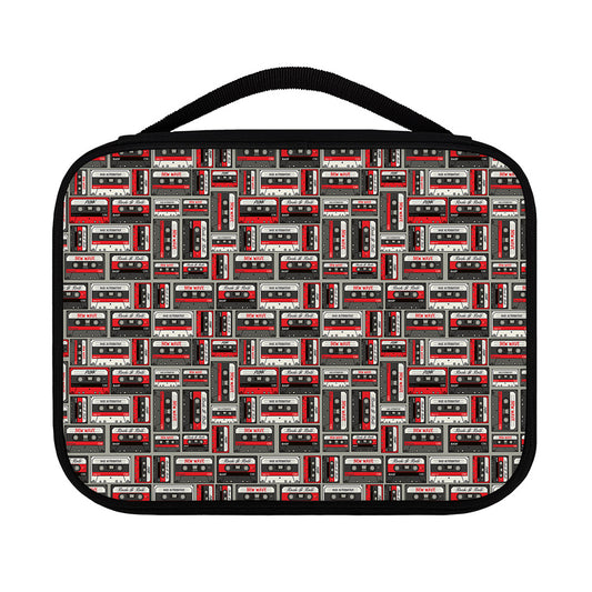 Retro Cassette Tape Pattern Print Classic Bible Case