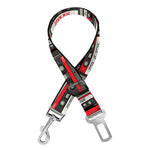 Retro Cassette Tape Pattern Print Dog Seat Belt