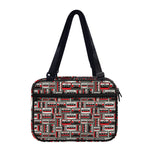 Retro Cassette Tape Pattern Print Double Strap Bible Bag