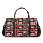 Retro Cassette Tape Pattern Print Duffle Bag