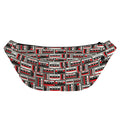 Retro Cassette Tape Pattern Print Fanny Pack