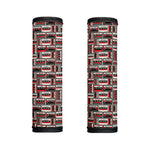 Retro Cassette Tape Pattern Print Handle Covers