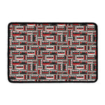 Retro Cassette Tape Pattern Print Kitchen Mat