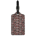 Retro Cassette Tape Pattern Print Luggage Tag
