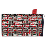 Retro Cassette Tape Pattern Print Mailbox Cover