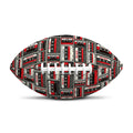 Retro Cassette Tape Pattern Print Rugby Ball