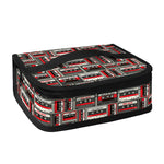Retro Cassette Tape Pattern Print Small Lunch Bag